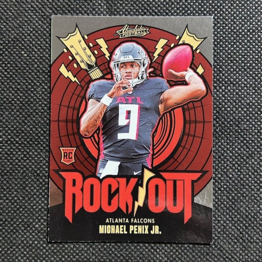 2024 Panini Absolute - Rock Out #RO-MPJ Michael Penix Jr. (RC) Rookie Falcons
